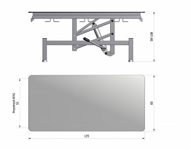 Stół weterynaryjny VET-RH1 ELEKTRYCZNY